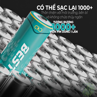 Bộ sạc pin 8 khe AA/AAA 1.5V Beston M7.012 - Sạc nhanh tự ngắt, giá 189.000 VND