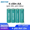 Bộ sạc pin 8 khe AA/AAA Beston M7.012 – Sạc nhanh, tự ngắt, hỗ trợ Li‑ion 1.5V, giá ưu đãi 169k 10