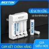 Bộ sạc pin AA AAA Beston C807B chính hãng - Pin sạc đa năng, giá chỉ 49.000₫