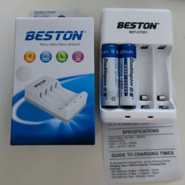 Bộ sạc pin AA AAA Beston C807B chính hãng - Pin sạc đa năng, giá chỉ 49.000₫ 5