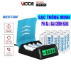 Bộ sạc pin AA AAA Beston C9.001 LCD tự ngắt - Chính hãng, mua lẻ hoặc combo