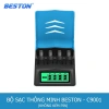 Bộ sạc pin AA AAA Beston C9.001 LCD tự ngắt - Chính hãng, mua lẻ hoặc combo 10