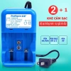 Bộ sạc pin AA AAA C D 9V Doublepow K32 - Tự ngắt, báo đèn pin đầy, giá tốt 110k