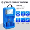 Bộ sạc pin AA AAA C D 9V Doublepow K32 - Tự ngắt, báo đèn pin đầy, giá tốt 110k 2