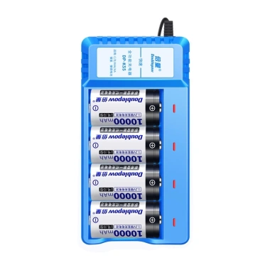 Bộ Sạc Pin AA AAA C Doublepow DP‑K55 Tự Ngắt Đa Năng – Đèn Báo, Kèm Pin D cho Bếp Ga, Pin, Radio – 159k 9 Bộ Sạc Pin AA AAA C Doublepow DP‑K55 Tự Ngắt Đa Năng – Đèn Báo, Kèm Pin D cho Bếp Ga, Pin, Radio – 159k 9