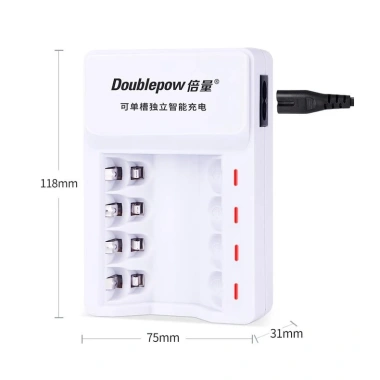 Bộ sạc pin AA AAA DP-K11 tự ngắt, sạc micro không dây cho đồ chơi và chuột - 39.000₫ 8