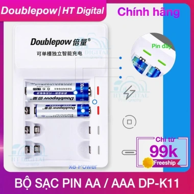 Bộ sạc pin AA AAA DP-K11 tự ngắt, sạc micro không dây cho đồ chơi và chuột - 39.000₫ 9