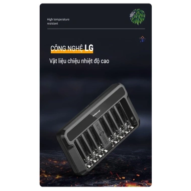 Bộ sạc pin AA AAA nhanh tự ngắt DP-UKL578 Doublepow 3.300mAh - Giá chỉ 92.000đ 5