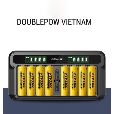Bộ sạc pin AA AAA nhanh tự ngắt DP-UKL578 Doublepow 3.300mAh - Giá chỉ 92.000đ 6