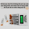 Bộ sạc pin AA AAA Sony 4 chỗ 2A/3A, sạc nhanh tự ngắt, LED báo trạng thái 65.000 VND 5