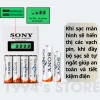 Bộ sạc pin AA AAA Sony 4 chỗ 2A/3A, sạc nhanh tự ngắt, LED báo trạng thái 65.000 VND 6