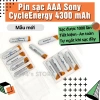 Bộ sạc pin AA AAA Sony 4 chỗ 2A/3A, sạc nhanh tự ngắt, LED báo trạng thái 65.000 VND 9