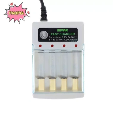 Bộ sạc pin AA/AAA 1.2V-1.5V điều khiển từ xa, cắm EU-VN, giá chỉ 55.110₫ 4 Bộ sạc pin AA/AAA 1.2V-1.5V điều khiển từ xa, cắm EU-VN, giá chỉ 55.110₫ 4
