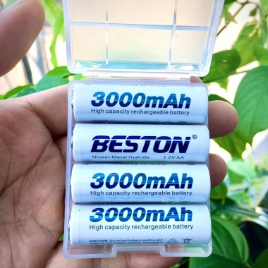 Bộ sạc pin AA/AAA Beston C8.002 chuẩn, nhanh, đa năng cho micro, máy ảnh, đồ chơi - Giá 65.000₫