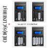 Bộ sạc pin AA/AAA DP-K98B Tự Ngắt - Sạc nhanh cho mic không dây, máy đo huyết áp 4