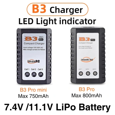 Bộ sạc Pin Cân Bằng B3 Pro AC - Lipo 2S-3S 7.4V/11.1V, giá 110k, miễn phí ship