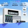 Bộ sạc pin CITYORK NC562 sạc nhanh tự ngắt 1.5V AA AAA giá ưu đãi 239.000 VND