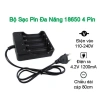 Bộ sạc pin đa năng 18.650 2-4 pin 3.7-4.2V, phích cắm tiện lợi, đèn báo đầy, tự ngắt - 70.000₫ 2