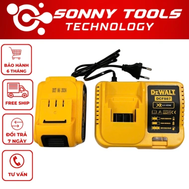 Bộ sạc pin đa năng Makita Dewalt 20V tự ngắt khi đầy, tương thích máy khoan và bắt vít - Giá chỉ 113.000₫