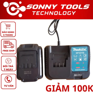 Bộ sạc pin đa năng Makita Dewalt 20V tự ngắt khi đầy, tương thích máy khoan và bắt vít - Giá chỉ 113.000₫
