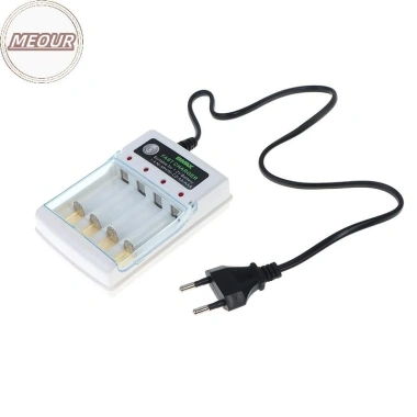 Bộ sạc pin Meour 1.2V‑1.5V AA/AAA cho điều khiển từ xa, cắm EU‑VN, chỉ 74.000₫