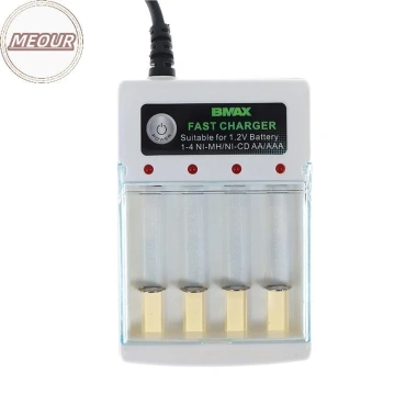Bộ sạc pin Meour 1.2V‑1.5V AA/AAA cho điều khiển từ xa, cắm EU‑VN, chỉ 74.000₫ 4 Bộ sạc pin Meour 1.2V‑1.5V AA/AAA cho điều khiển từ xa, cắm EU‑VN, chỉ 74.000₫ 4