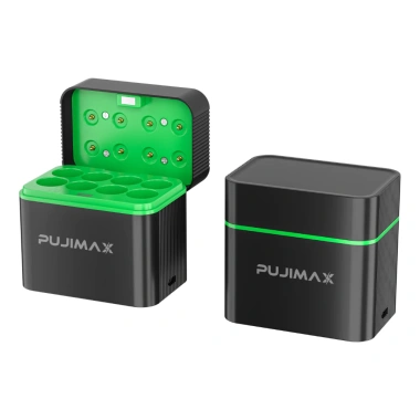 Bộ sạc pin thông minh PUJIMAX 8 khe Li-ion AA 1.5V 4.255mWh - Tự động ngắt, chống sạc quá mức, giá ưu đãi 229.999₫ 8 Bộ sạc pin thông minh PUJIMAX 8 khe Li-ion AA 1.5V 4.255mWh - Tự động ngắt, chống sạc quá mức, giá ưu đãi 229.999₫ 8