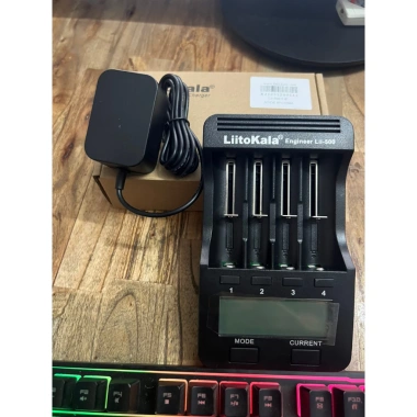 Bộ sạc & test pin đa năng Liitokala Lii-500 cho AA, AAA, 18.650, 26.650, 14.500 - Chính hãng, 350.000₫