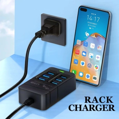 Bộ sạc USB đa cổng 35W sạc nhanh, ổ cắm EU/Mỹ, chuyển đổi phích cắm điện thoại 2