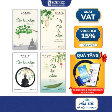 Bộ Sách 4 Cuốn Cho Là Nhận - Tâm Thanh Tĩnh, Đời Ắt An Yên - Đại sư Tinh Vân - Bizbooks Giá ưu đãi 294.400đ 2