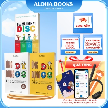 Bộ sách Giải Mã Hành Vi DISC + Ứng Dụng DISC - Thấu Hiểu Người Xung Quanh | Bizbooks