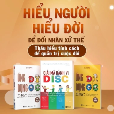 Bộ sách Giải Mã Hành Vi DISC + Ứng Dụng DISC - Thấu Hiểu Người Xung Quanh | Bizbooks