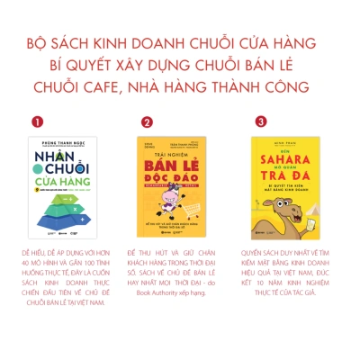 Bộ Sách Kinh Doanh Chuỗi Cửa Hàng - Bí Quyết Xây Dựng Chuỗi Bán Lẻ, Café Nhà Hàng Thành Công - Giá Ưu Đãi 169.000 VND