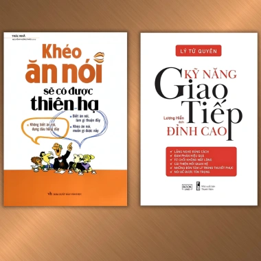 Bộ sách kỹ năng giao tiếp đỉnh cao và khéo ăn nói, giá chỉ 123.500 VND, chinh phục thiên hạ