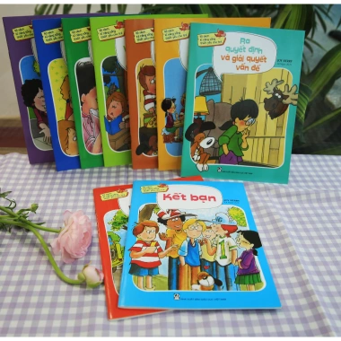 Bộ sách kỹ năng sống thiết yếu cho trẻ: Tư duy sáng tạo, học tập hiệu quả - Giá ưu đãi 40.500₫