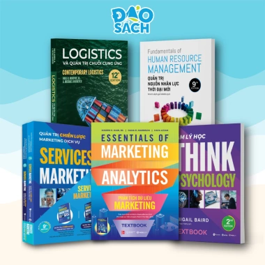 Bộ sách Marketing, Nhân lực, Logistic, Tâm lý học – Giá ưu đãi 382.500đ, học nhanh