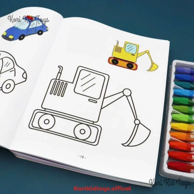 Bộ sách tô màu 5 quyển 230 trang cho bé - Đồ chơi sáng tạo, giảm còn 83.000đ