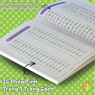 Bộ Sách Toán Cộng Trừ 5-6 tuổi – Phạm vi 10-20-50-100, Học tại nhà, Chuẩn lớp 1, Bán chạy 2.025 – Giá 30.000đ 3