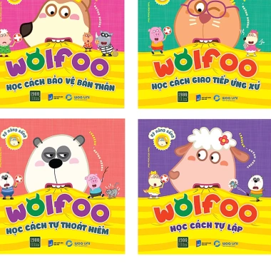 Bộ sách Wolfoo Học Kỹ Năng Sống 6 cuốn - Phát triển tư duy, kỹ năng sống cho bé, giá ưu đãi 283.200đ 2