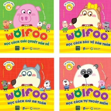 Bộ sách Wolfoo Học Kỹ Năng Sống 6 cuốn - Phát triển tư duy, kỹ năng sống cho bé, giá ưu đãi 283.200đ 3
