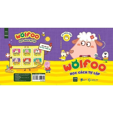 Bộ sách Wolfoo Học Kỹ Năng Sống 6 cuốn - Phát triển tư duy, kỹ năng sống cho bé, giá ưu đãi 283.200đ 4