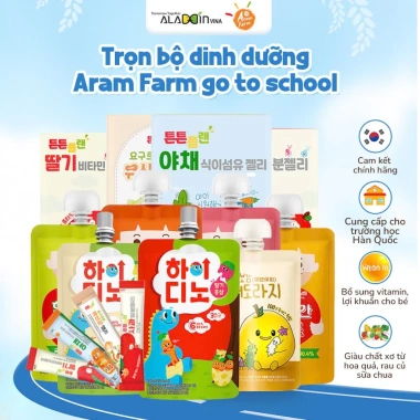 Bộ sản phẩm ARAM FARM Go to school an toàn không chất bảo quản Hàn Quốc giá 3.000 đồng 2 Bộ sản phẩm ARAM FARM Go to school an toàn không chất bảo quản Hàn Quốc giá 3.000 đồng 2