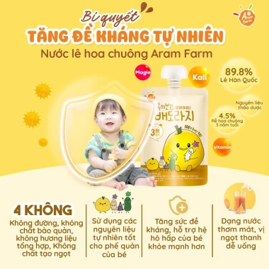 Bộ sản phẩm ARAM FARM Go to school an toàn không chất bảo quản Hàn Quốc giá 3.000 đồng 9 Bộ sản phẩm ARAM FARM Go to school an toàn không chất bảo quản Hàn Quốc giá 3.000 đồng 9