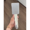 Bộ sản phẩm bát sen vuông mạ crom + vòi sen tắm mặt vuông, dây sen, cài sen – Giá chỉ 39.000 VNĐ 2