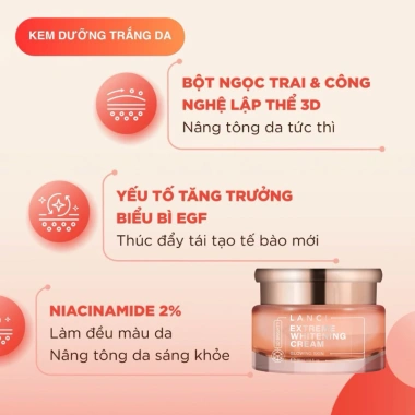 Bộ sản phẩm chăm sóc da LANCI cao cấp – Dưỡng ẩm, làm sáng, giảm còn 349k (giá gốc 418.800)