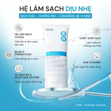 Bộ Sản Phẩm Sạch Da Ngừa Mụn Oribe Soft Touch 100gr + Chấm Mụn - Da sạch, chống mụn hiệu quả, Giảm giá đặc biệt chỉ 265.000đ ngay 2