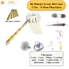 Bộ Sào Hái Trái Cây Trên Cao 3-7m 9 Món Inox: Vợt, Cưa, Liềm, Móc Đa Năng, Chổi Lau - Giá 149.000 VND
