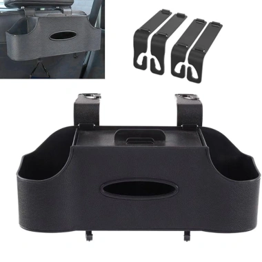 Bộ sắp xếp ghế sau ô tô NLINNI – Phân vùng, giá đỡ điện thoại, cốc, hộp khăn giấy, chống nước – 204.600₫