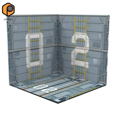 Bộ sắp xếp màn hình nền tỷ lệ 1/12 - Diorama nhân vật hành động, đồ chơi cảnh xe, giảm giá 22% chỉ 96.250₫