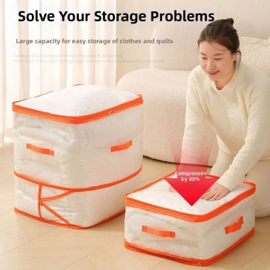 Bộ sắp xếp quần áo MUVAKO - Túi tự nén dung tích lớn, hạng nặng, giá 87.804đ 7